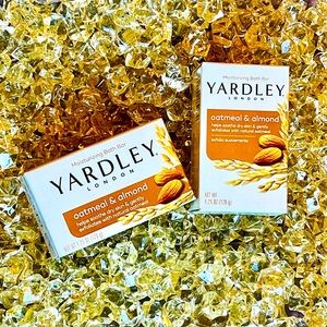 Yardley of London • Oatmeal & Almond • 2 Bath and Beauty Bar Soaps 4.25 oz. each
